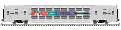 Atlas NJ Transit Trailer with Safe Slogan #7559 N Scale Model Train Passenger Car #40004066