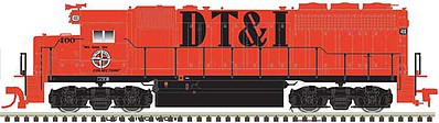Atlas EMD GP40 DCC Detroit, Toledo & Ironton #402 N Scale Model Train Diesel Locomotive #40004170