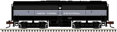 Atlas Alco FB1 - Standard DC - Master(TM) Silver New York Central 3324 (Lightning Stripe, black, gray) - N-Scale