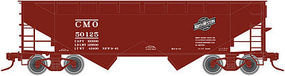 Atlas 2-Bay Offset-Side Hopper CMO N Scale Model Train Freight Car #50001636
