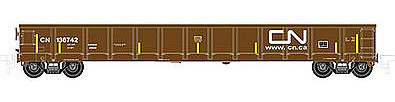 Atlas 52 Gondola Canadian National #136744 N Scale Model Train Freight Car #50001902