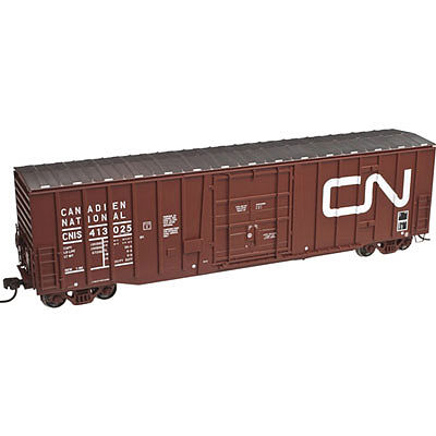 Atlas 50 Plug Door Boxcar Canadian National #413025 N Scale Model Train Freight Car #50002147