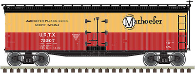 Atlas 40 Wood Reefer Marhoefer Packing 72207 N Scale Model Train Freight Car #50002677