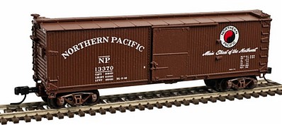 Atlas 40 Double Sheathed Wood Boxcar NP 13370 N Scale Model Train Freight Car #50003184