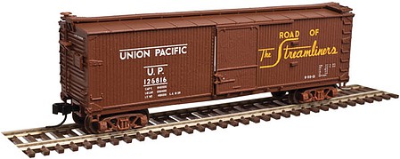 Atlas USRA 40 Double Sheathed Wood Boxcar UP #126835 N Scale Model Train Freight Car #50003185