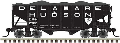 Atlas 55 Ton Fishbelly Hopper Delaware & Hudson #2606 N Scale Model Train Freight Car #50003697