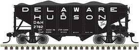 Atlas 55 Ton Fishbelly Hopper Delaware & Hudson (3) N Scale Model Train Freight Car #50003705