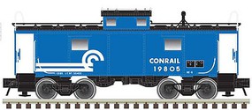 Atlas NE-6 Caboose Conrail 19812 (blue, black, white) N Scale Model Train Freight Car #50003845