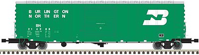 Atlas 50 Precision Design Rib-Side Boxcar BN #214318 N Scale Model Train Freight Car #50004004