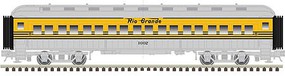Atlas 60' coach Passenger car Rio Grande #1002 N Scale Model Train Passenger Car #50004218