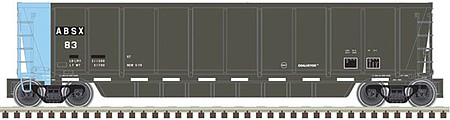 Atlas Coalveyor Bathtub Gondola Albert Brothers 59 N Scale Model Train Freight Car #50004287