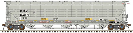 Atlas Trinity 5660 PD Covered Hopper First Union #893513 N Scale Model Train Freight Car #50004320