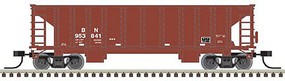 Atlas 41' Ballast Hopper Burlington Northern #953990 N Scale Model Train Freight Car #50004854