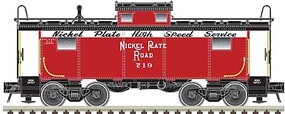 Atlas NE-6 Caboose Ready to Run Master(R) Nickel Plate Road #760 (red, white, black) N-Scale