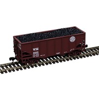 Atlas N 55t Fishbelly Coal Hopper WM 3pk