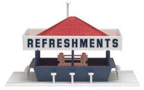 Atlas Refreshment Stand Built-Up HO Scale Model Railroad Building #615