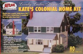 Atlas Kate's Colonial Home Kit HO Scale Model Railroad Building #711