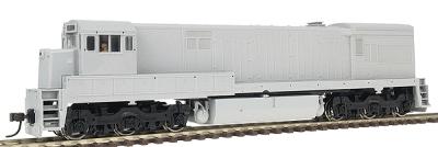 Atlas GE U30C Phase II Powered Undecorated HO Scale Model Train Diesel Locomotive #7303