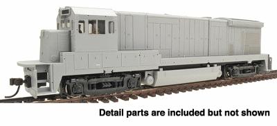 Atlas GE B23-7 - Sound & DCC Equipped - Undecorated HO Scale Model Train Diesel Locomotive #8105