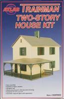 Atlas-O TM Structure Kit Two Story House O Scale Model Railroad Building #2009002