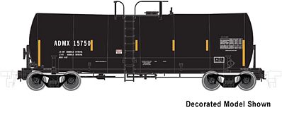 Atlas-O Trinity 17,600-Gallon Corn Syrup Tank Car Undecorated O Scale Model Train Freight Car #3003200