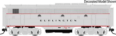Atlas-O EMD F3B Phase II - 2-Rail Undecorated O Scale Model Train Diesel Locomotive #3628