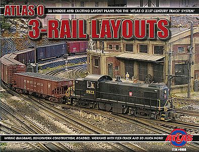 Atlas-O Book - Thirty-Six 3-Rail Layouts O-Scale Model Railroading Book #6008