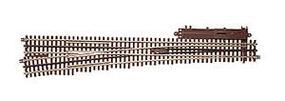 Atlas-O 3 Rail #7.5 High Speed Lefthand Turnout O Scale Nickel Silver Model Train Track #6021