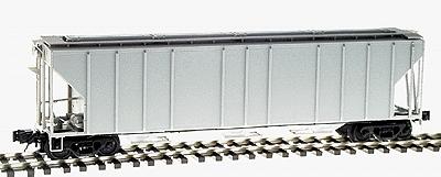Atlas-O PS-4427 Low-Side Covered Hopper 3-Rail Undecorated O Scale Model Train Freight Car #6375