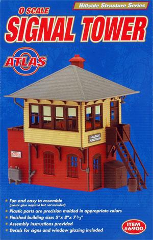 Atlas-O Signal Tower Kit O Scale Model Railroad Building #6900