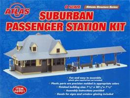 Atlas-O Passenger Station Kit O Scale Model Railroad Building #6901