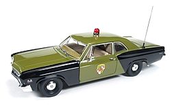 AutoWorldDiecast 1966 Chevy Biscayne MD Police Diecast Model Car 1/18 Scale #1030