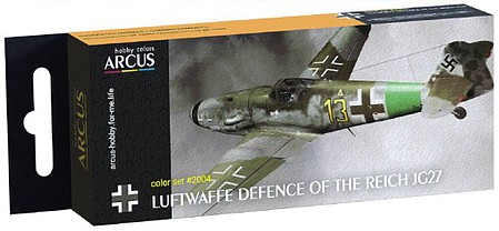 Amusing Luftwaffe Late WWII Defence Reich JG27 Aircraft (10ml) Hobby and Model Enamel Paint Set #2004