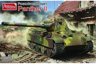 Amusing 1/35 WWII PzKpw Panther II German Tank