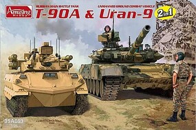 Amusing Uran-9 & T-90A 2n1 1-35