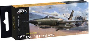 Amusing USAF Vietnam War TAC Fighter Aircraft Enamel Paint Set (6 Colors) 10ml Bottles