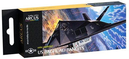 Amusing US Baghdad Bandits Stealth Aircraft Enamel Paint (10ml) Hobby and Model Enamel Paint Set #5007