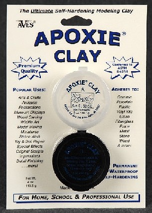 Avex Apoxie Clay Native 2-Part Self-Hardening (Net wt. 4oz.)