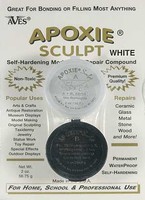 Avex Apoxie Sculpt White 2-Part Self-Hardening (Net wt. 4oz.)