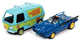 Auto-World HO Scooby Doo Meets Batman & Robin Slot Car 18' Racing Set