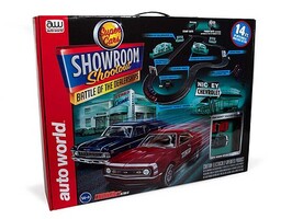 Auto-World 14' Showroom Shootout Slot Race Set