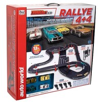 Auto-World 12' Rallye 4+4 Race Set
