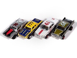 Auto-World (bulk of 8) Thunderjets 68 Torino 62 Bel Air 64 Dodge 58 Plymouth