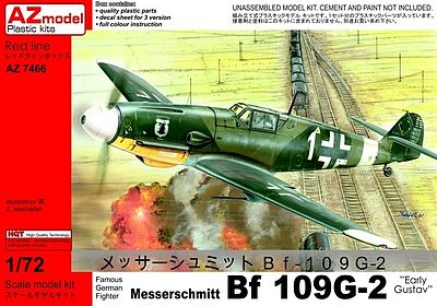 AZ 1/72 Messerschmitt Bf109G2 Early German Fighter