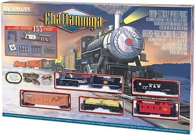 thumbnail interactive-video image 1 of Bachmann N Scale Spirit Of Christmas Passenger Train Set | Santa | BAC24017 NEW 1 of 6