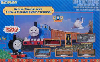 Bachmann Deluxe Thomas w/Annie/Clarabel Set Thomas-the-Tank Electric Train Set #00644