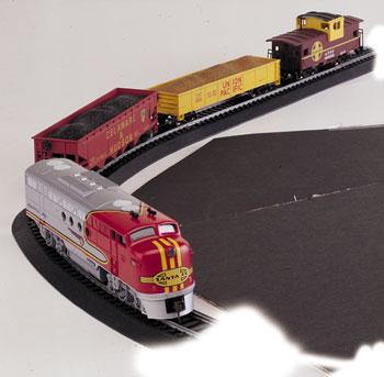 Santa Fe Flyer Set HO Scale Model Train Set #00647 by 