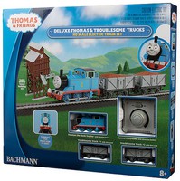 Bachmann Deluxe Thomas & Troublesome Trucks HO Scale Model Train Set #00760