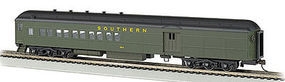 Bachmann 72' Heavyweight Combine Southern #654 2 Window Door HO Scale Model Train Passenger Car #13606