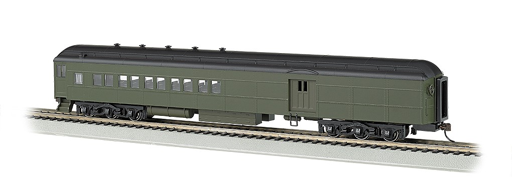 Bachmann 72 Heavyweight Combine Undecorated Ho Scale Model Train Passenger Car 13608